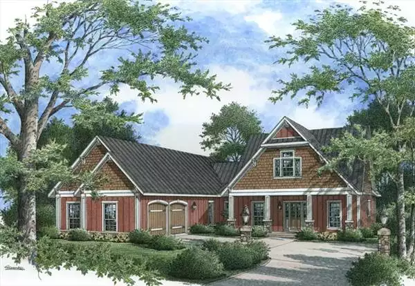 image of farmhouse plan 2079